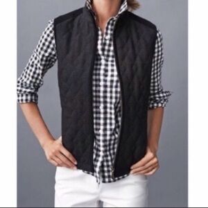 J.McLaughlin Bennet Tweed Quilted Vest Size XS
